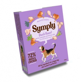 Symply Tray Adult Duck Roast Grain Free 395g Wet Dog Food
